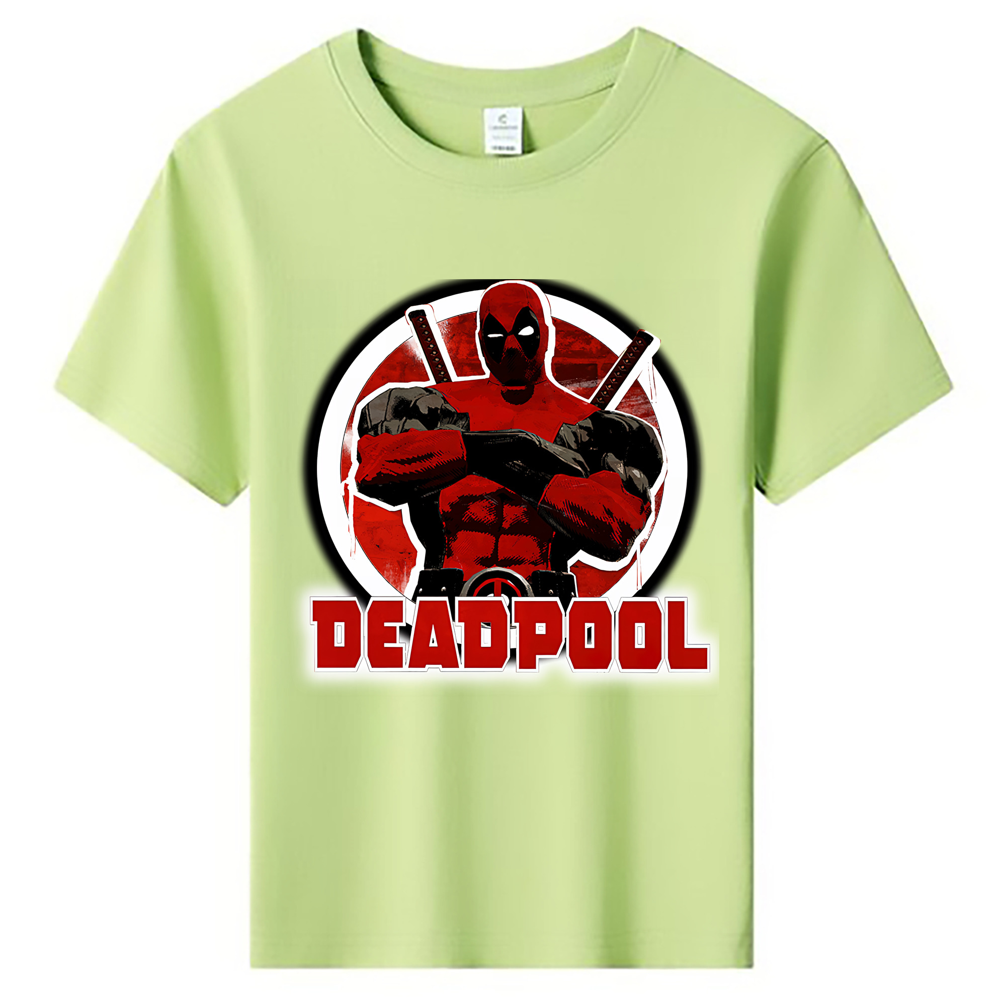 （画像用） Deadpool デッドプール 綿100％キッズTシャツ（フロントプリント）